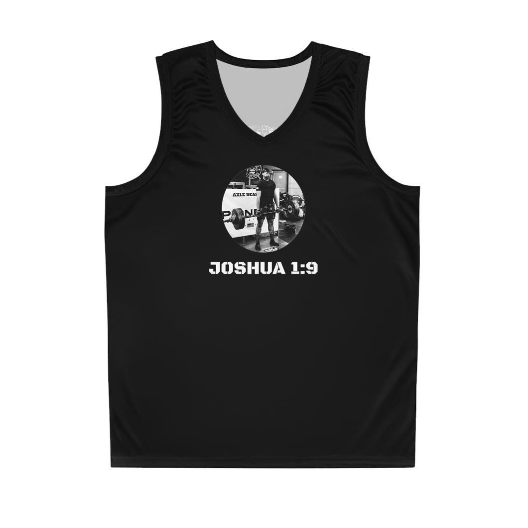Joshua 1:9 Basketball Jersey (AOP)