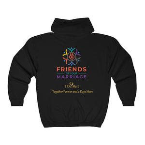 Friends of Your Marriage Unisex Heavy Blend™ Full Zip Hooded Sweatshirt