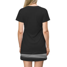 I Do Me2 Black/Grey AOP T-shirt Dress