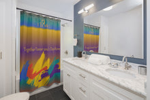 Mult-color Paint Splash Shower Curtains