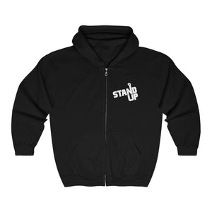 Stand Up Unisex Heavy Blend™ Full Zip Hooded Sweatshirt by Elijah Jamal