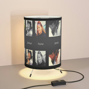 The Jamals Tripod Lamp with High-Res Printed Shade, US\CA plug