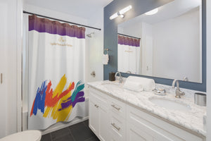 Colorful Paint Splash Shower Curtains