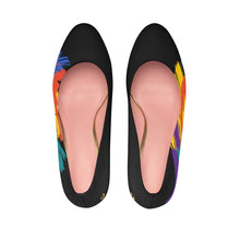 I Do Me2 Black/Colorful Women's Platform Heels
